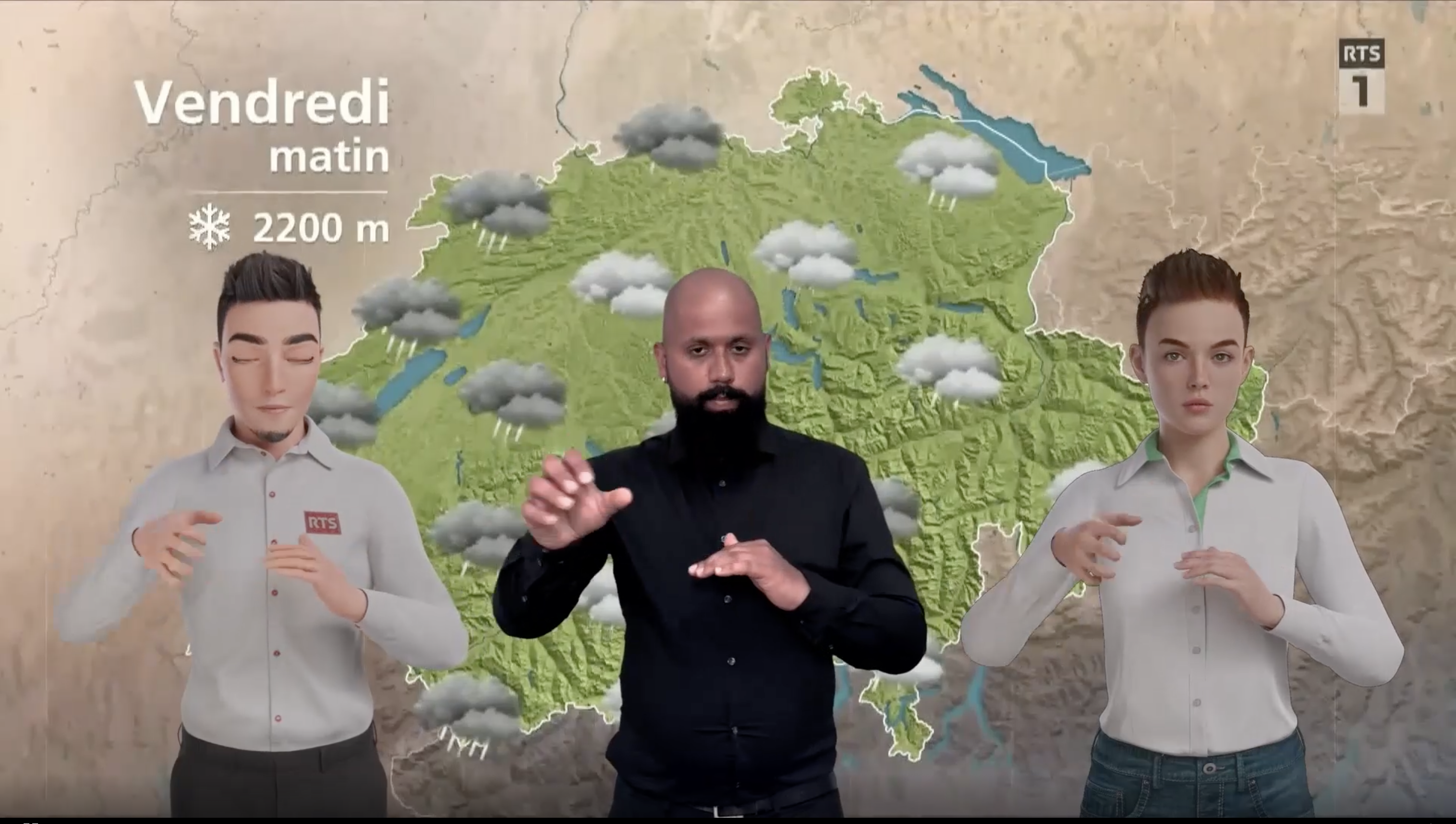 Sign Language Avatar mockup